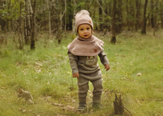 czapka i komin golf z wełny merino Meri Fairy.jpg