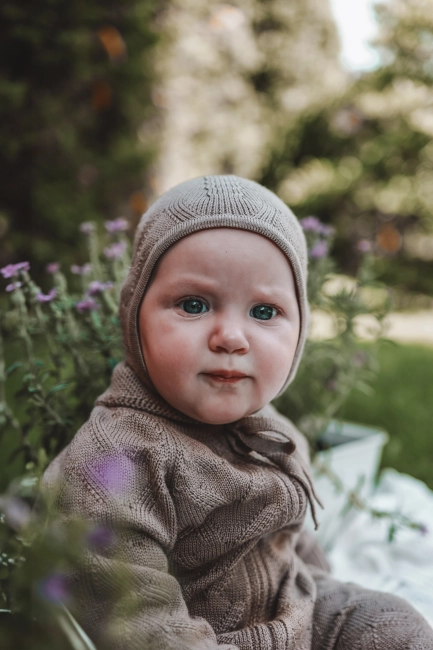 Kombinezon niemowlęcy z wełny merino Lana Meri Fairy